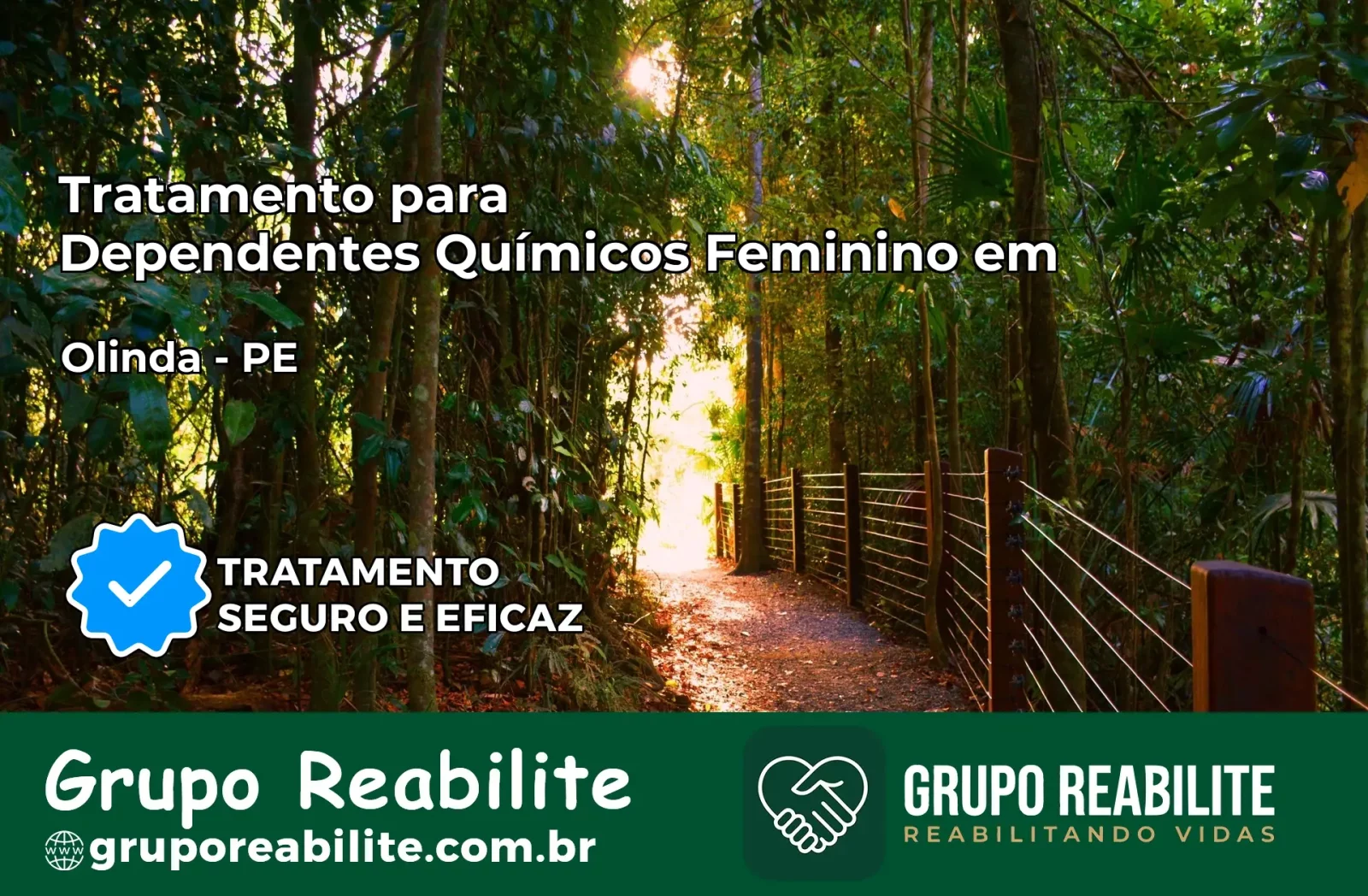 Tratamento para Dependentes Químicos Feminino em Olinda – PE