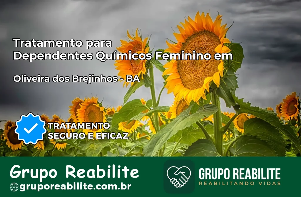 Tratamento para Dependentes Químicos Feminino em Oliveira dos Brejinhos – BA