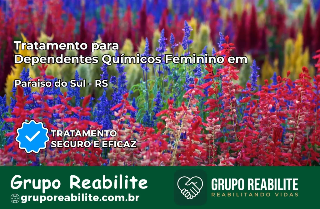 Tratamento para Dependentes Químicos Feminino em Paraíso do Sul – RS
