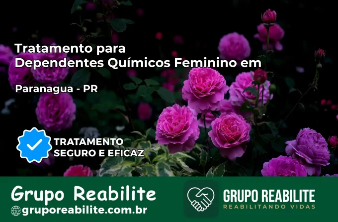 Tratamento para Dependentes Químicos Feminino em Paranaguá – PR