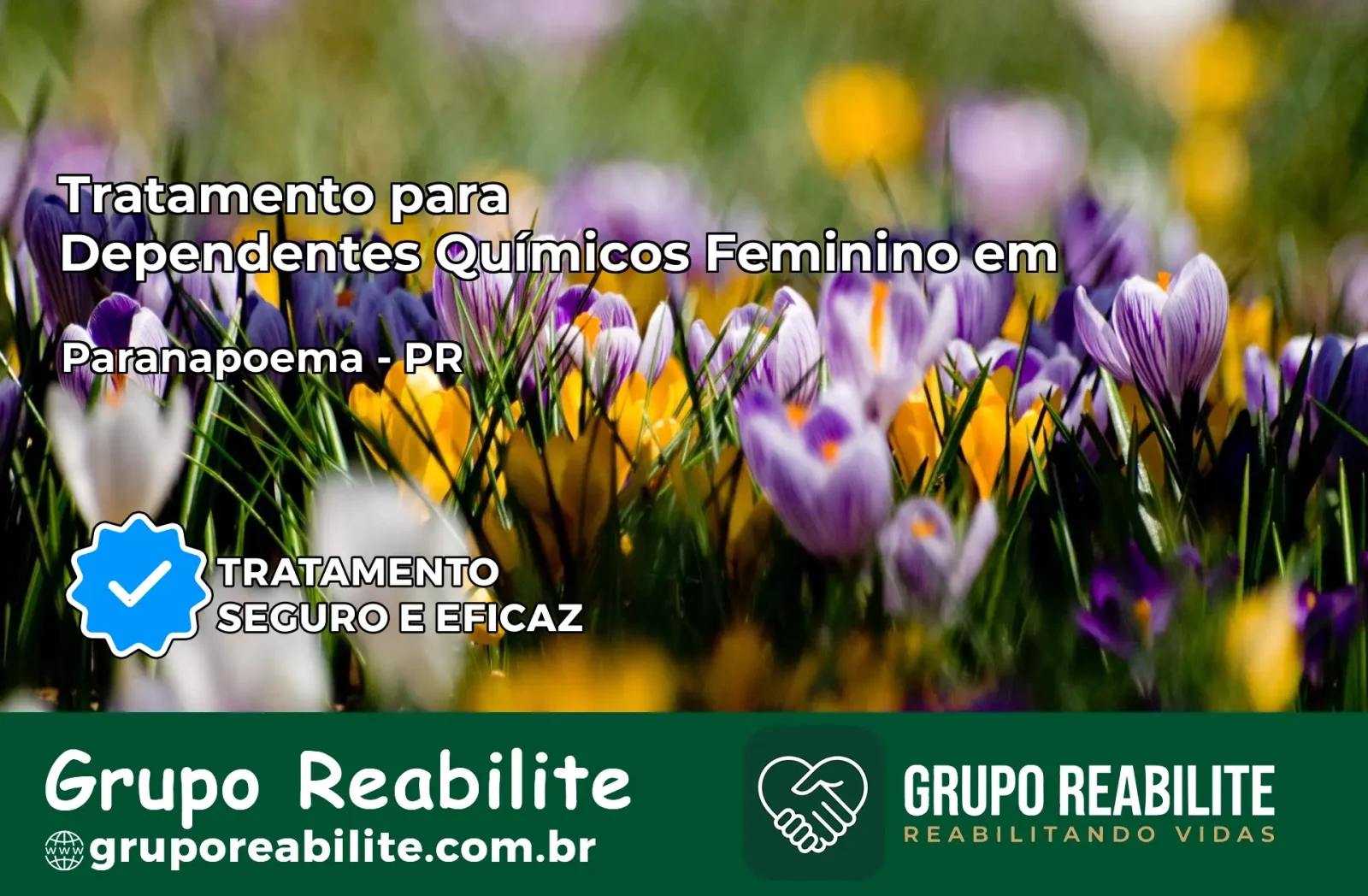 Tratamento para Dependentes Químicos Feminino em Paranapoema – PR