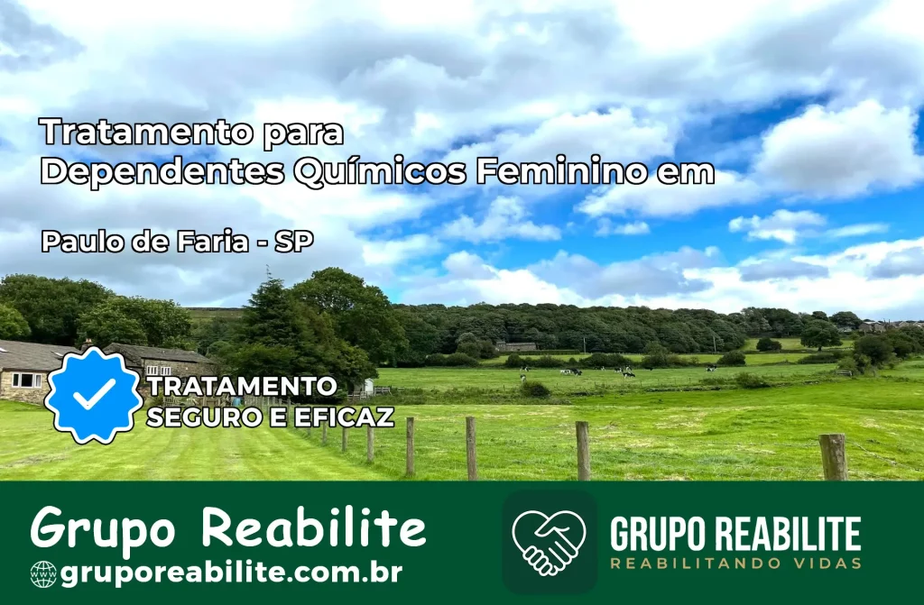Tratamento para Dependentes Químicos Feminino em Paulo de Faria – SP