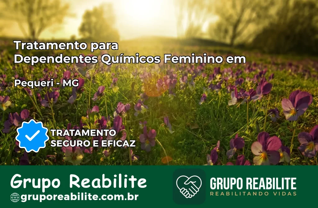 Tratamento para Dependentes Químicos Feminino em Pequeri – MG