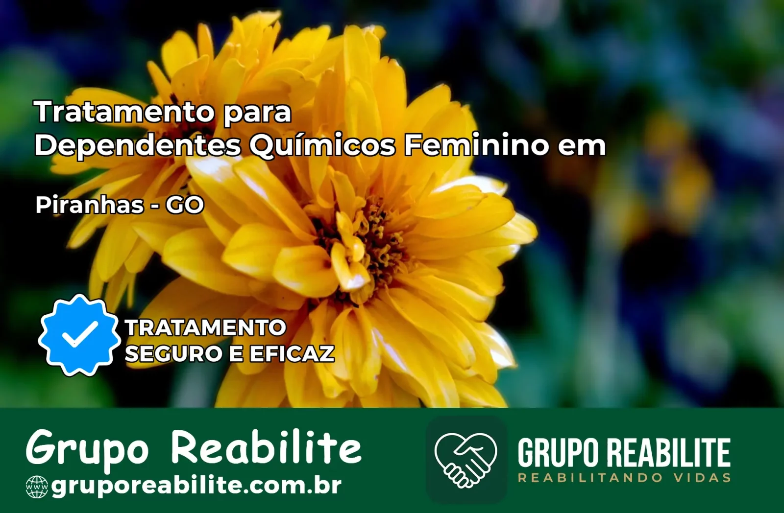 Tratamento para Dependentes Químicos Feminino em Piranhas – GO
