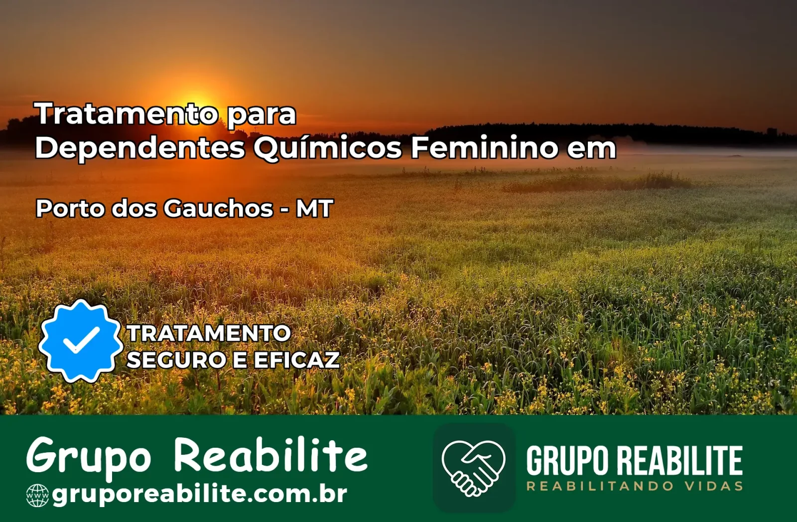 Tratamento para Dependentes Químicos Feminino em Porto dos Gaúchos – MT