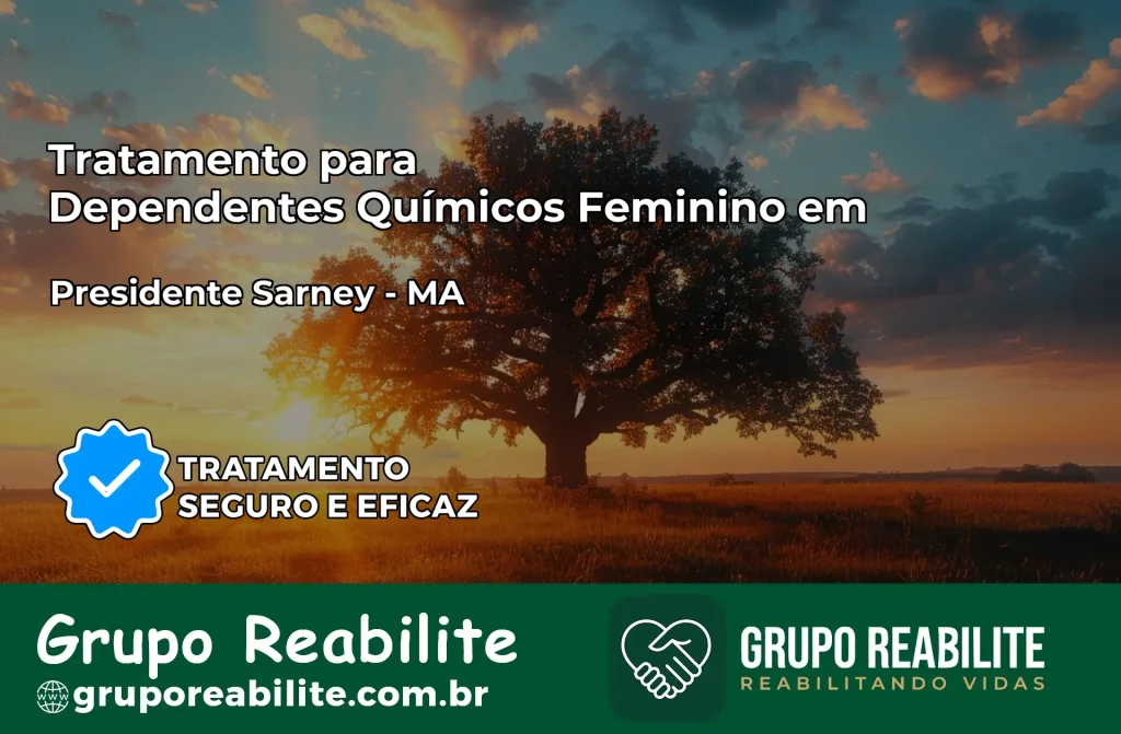 Tratamento para Dependentes Químicos Feminino em Presidente Sarney – MA