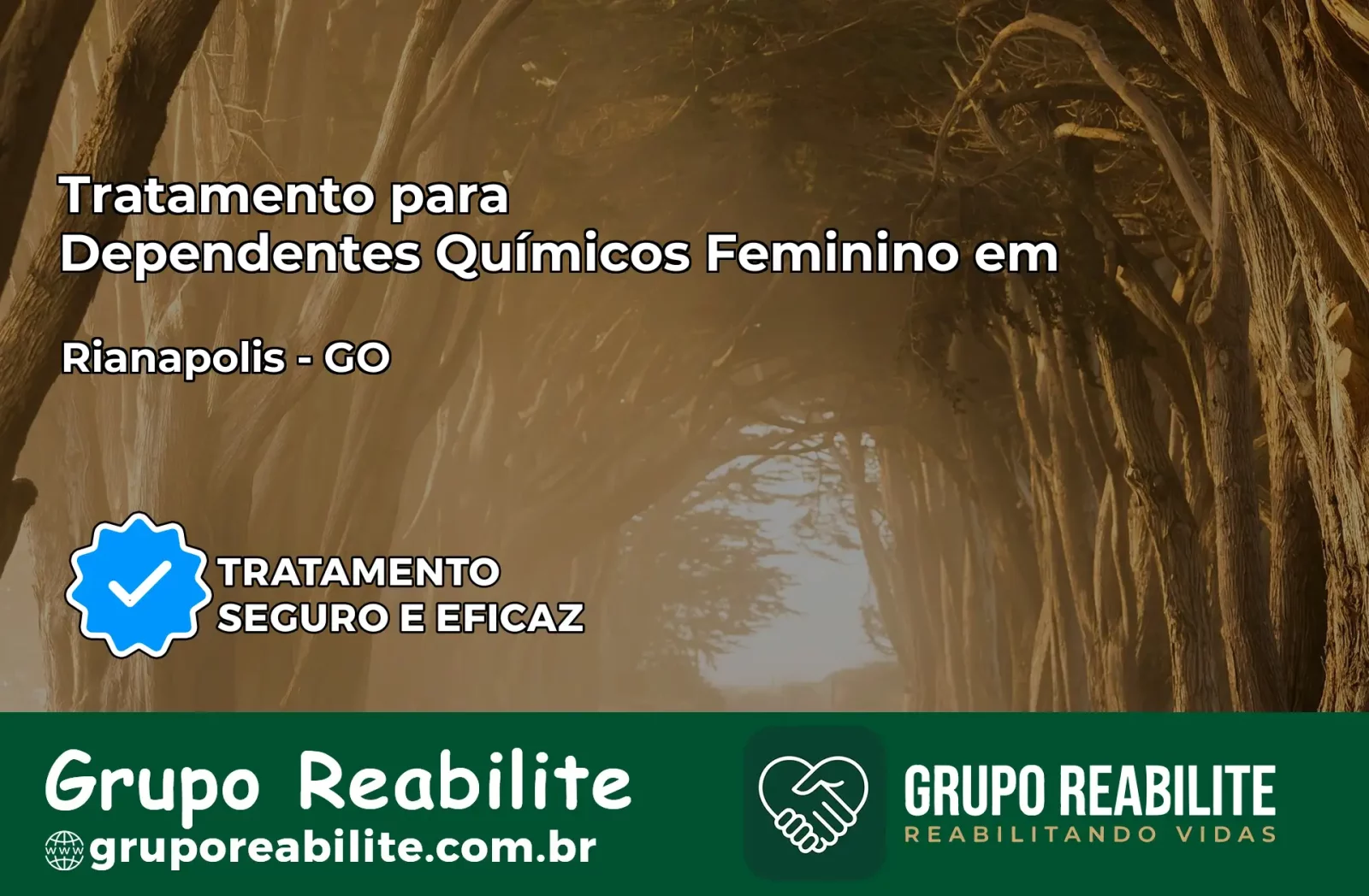 Tratamento para Dependentes Químicos Feminino em Rianápolis – GO