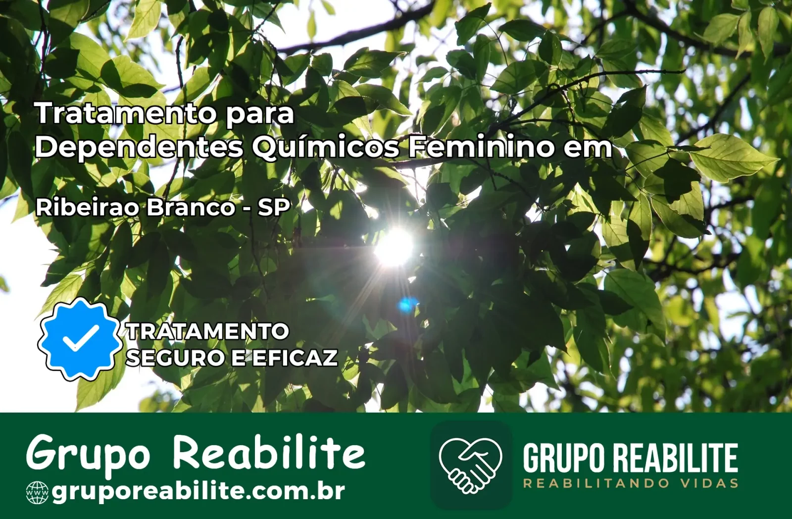 Tratamento para Dependentes Químicos Feminino em Ribeirão Branco – SP