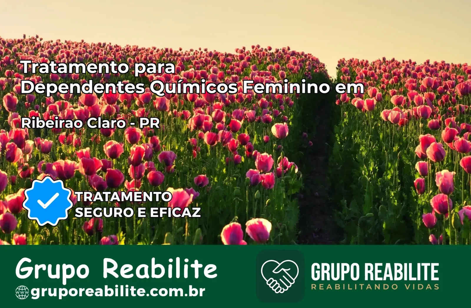 Tratamento para Dependentes Químicos Feminino em Ribeirão Claro – PR