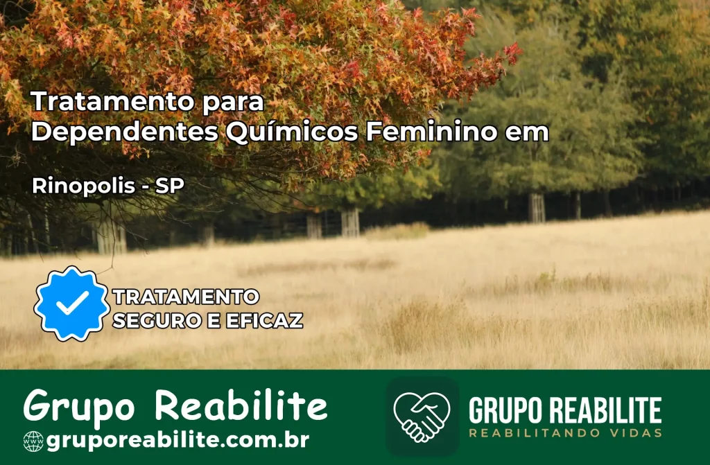 Tratamento para Dependentes Químicos Feminino em Rinópolis – SP
