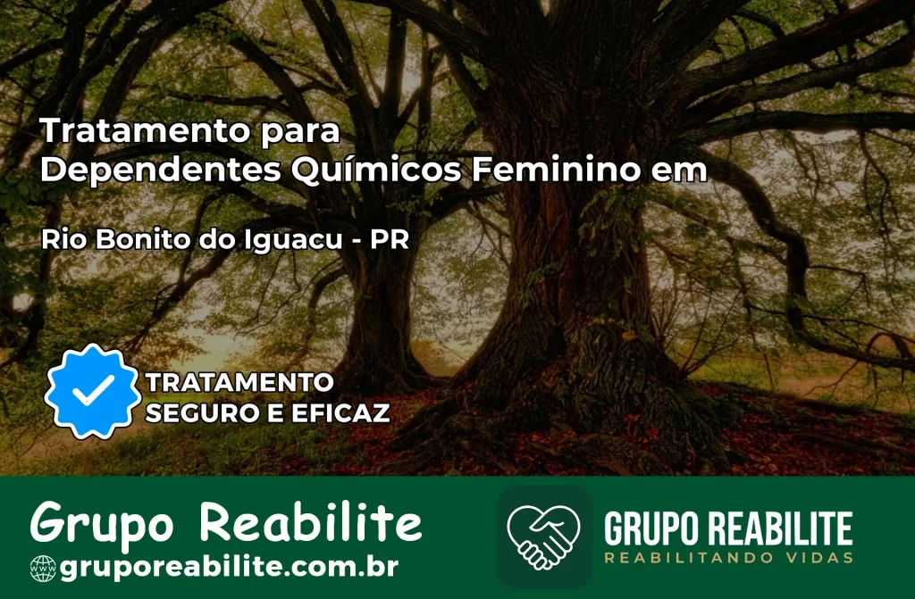 Tratamento para Dependentes Químicos Feminino em Rio Bonito do Iguaçu – PR