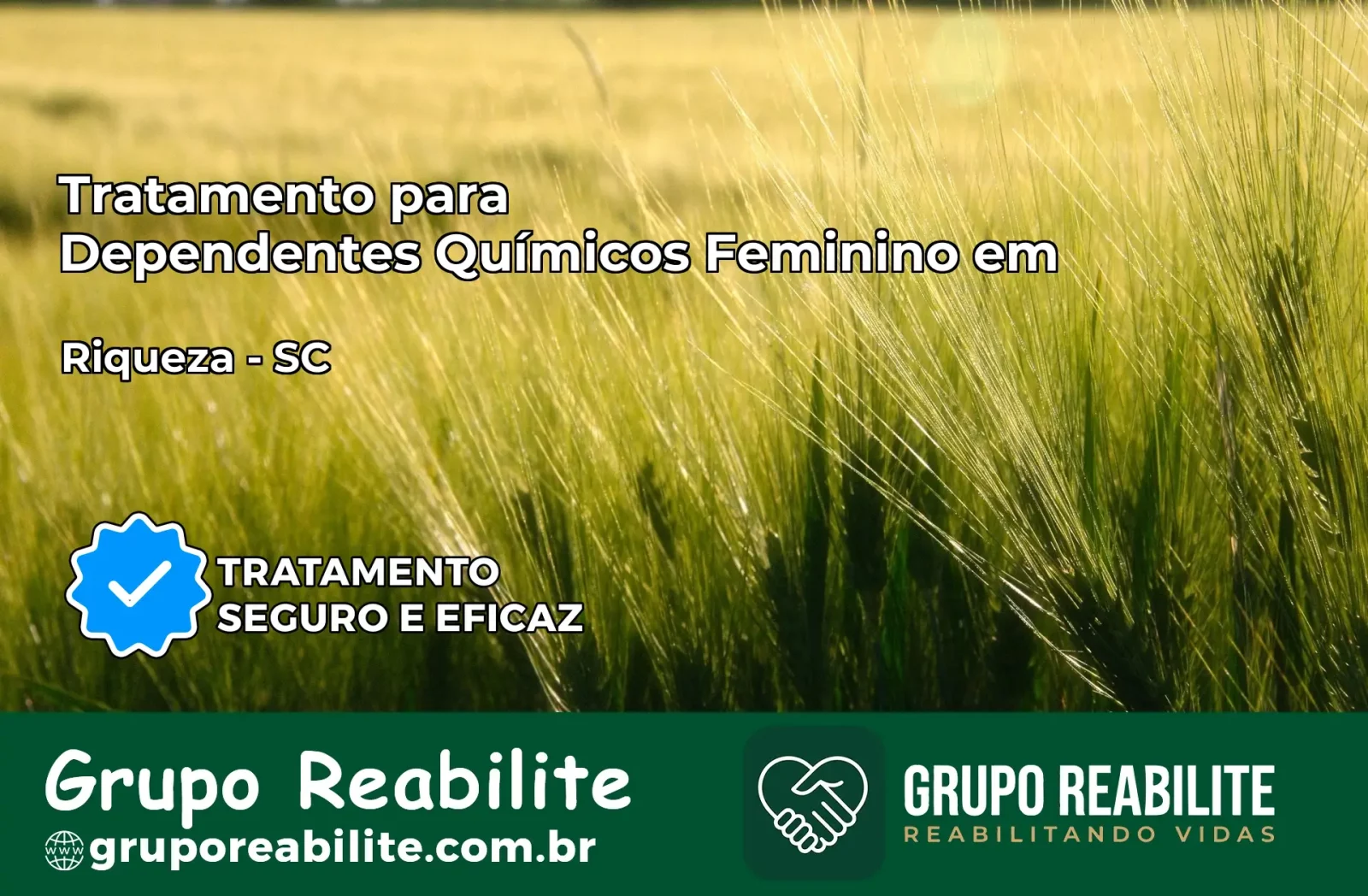Tratamento para Dependentes Químicos Feminino em Riqueza – SC