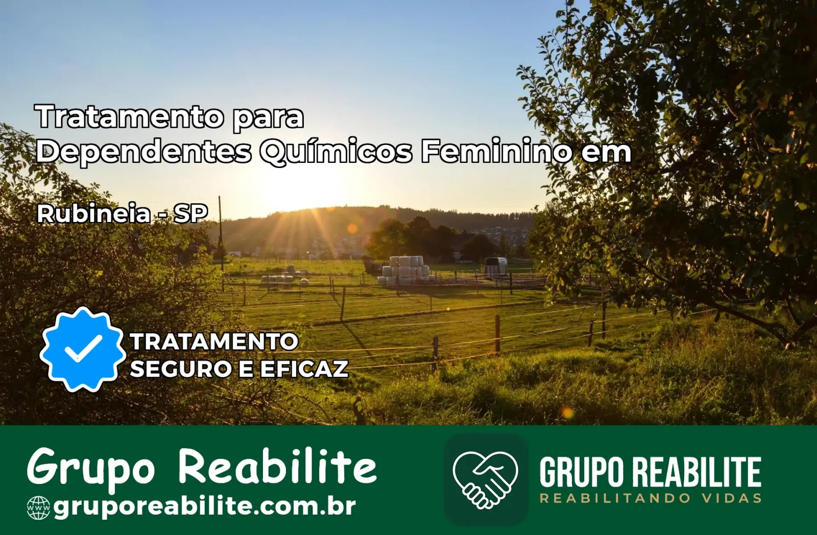 Tratamento para Dependentes Químicos Feminino em Rubinéia – SP