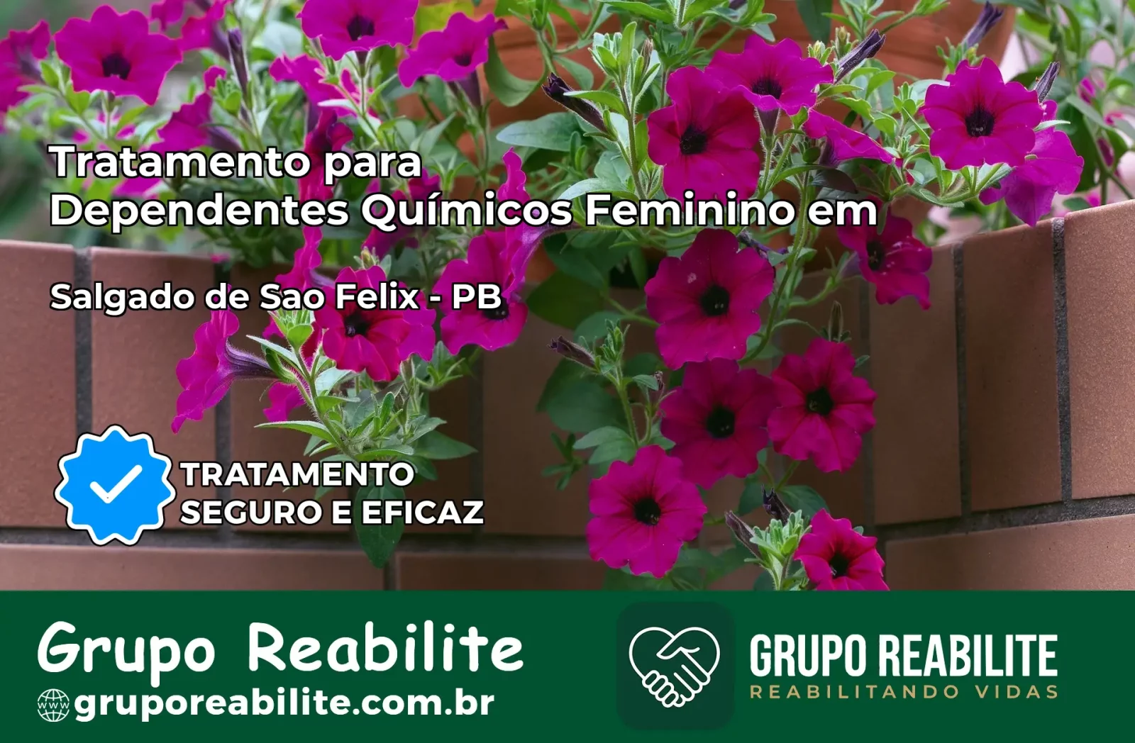 Tratamento para Dependentes Químicos Feminino em Salgado de São Félix – PB