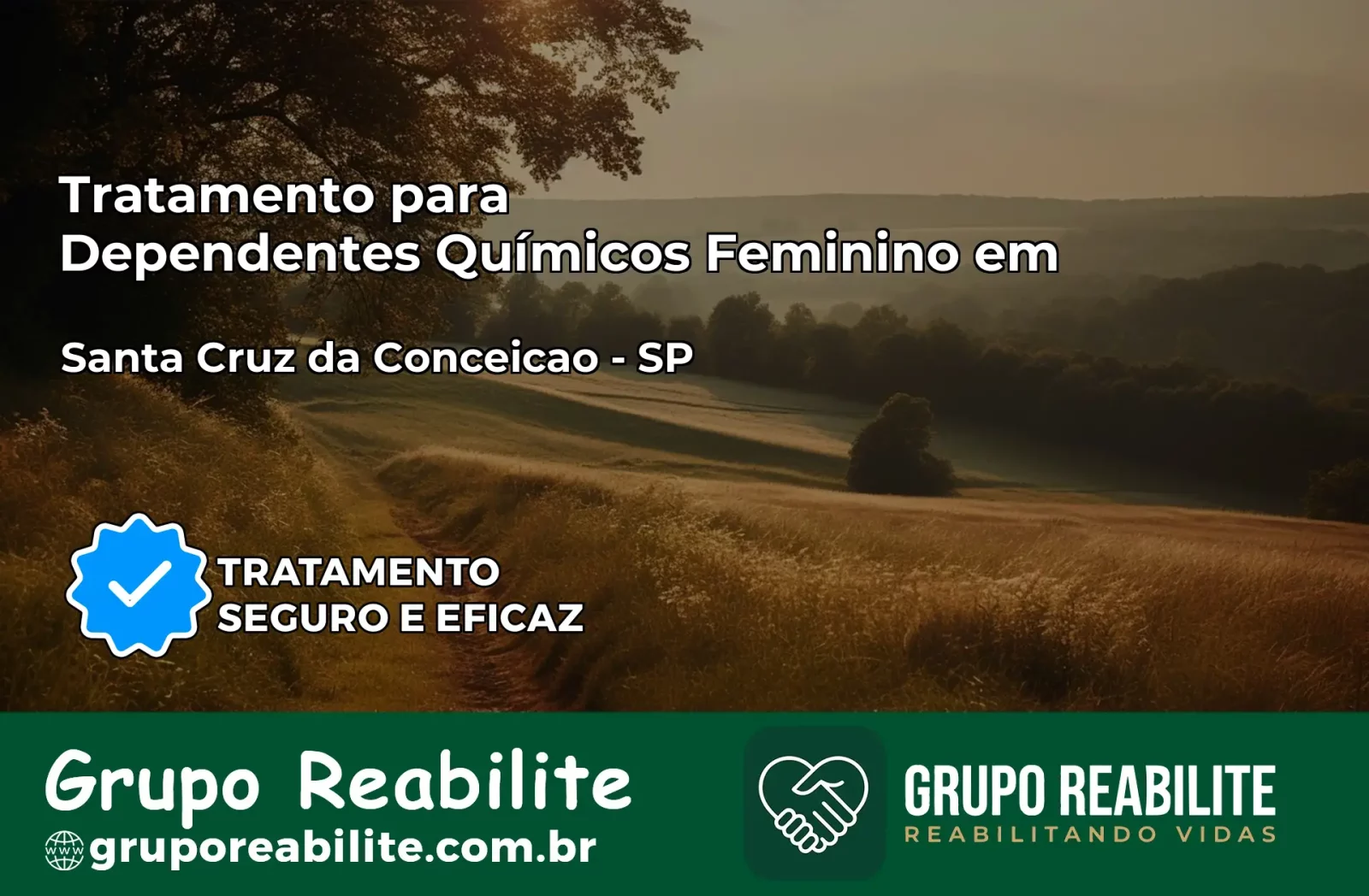 Tratamento para Dependentes Químicos Feminino em Santa Cruz da Conceição – SP