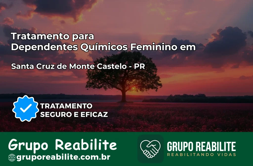 Tratamento para Dependentes Químicos Feminino em Santa Cruz de Monte Castelo – PR