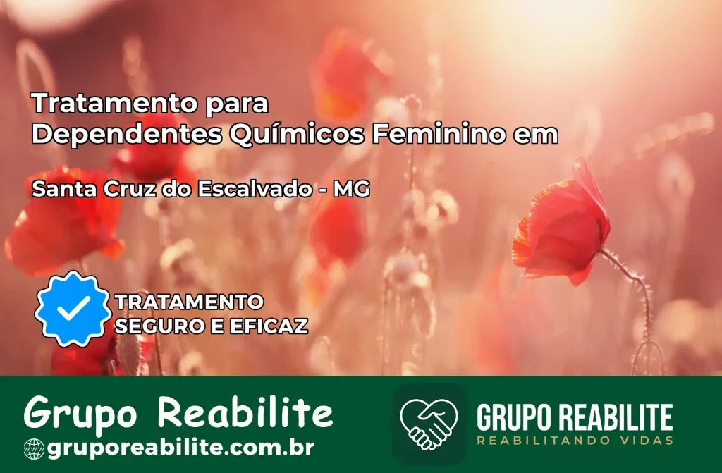 Tratamento para Dependentes Químicos Feminino em Santa Cruz do Escalvado – MG