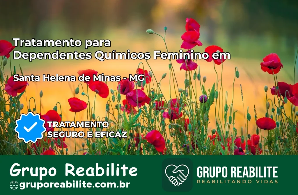 Tratamento para Dependentes Químicos Feminino em Santa Helena de Minas – MG