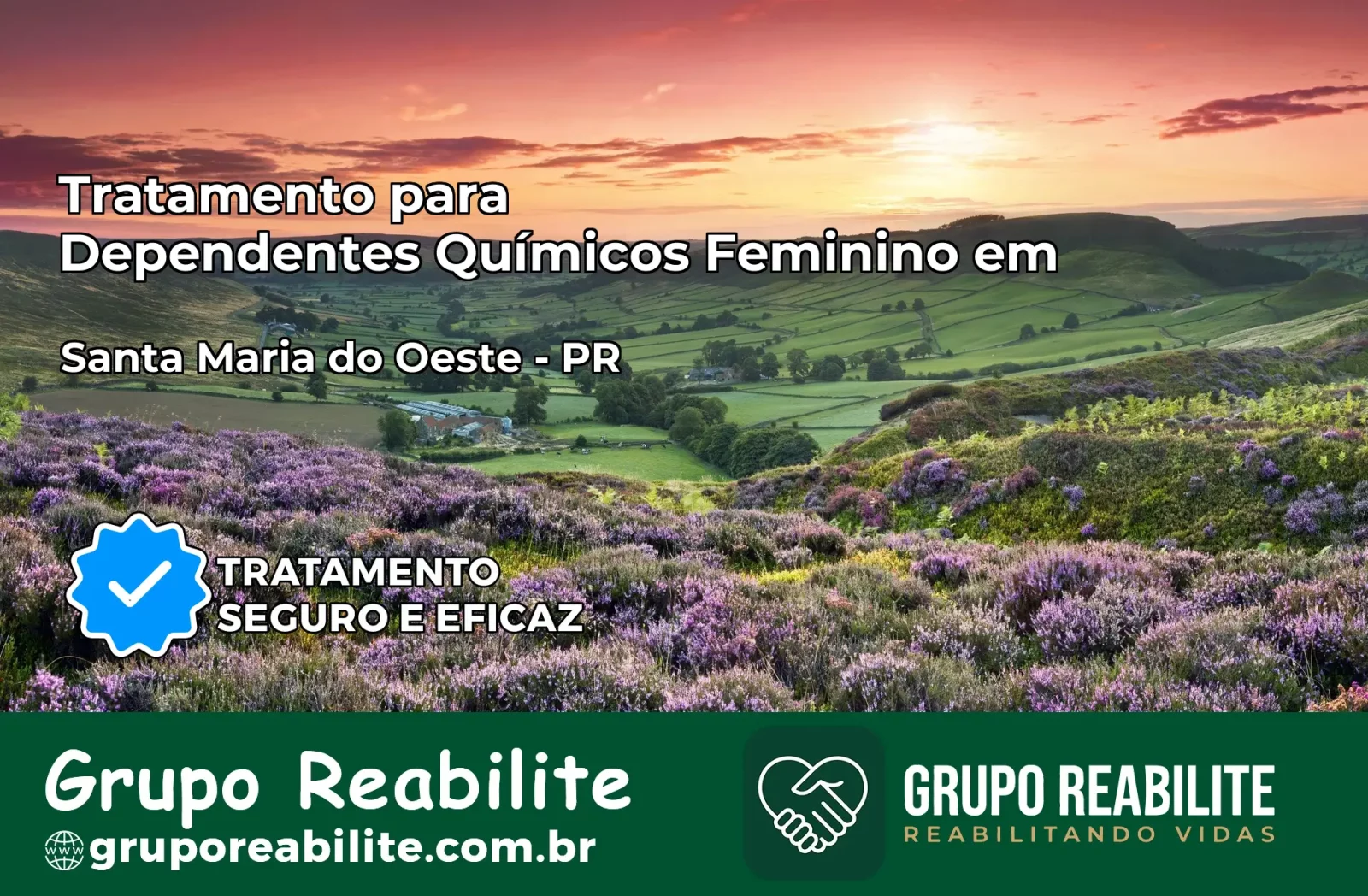 Tratamento para Dependentes Químicos Feminino em Santa Maria do Oeste – PR