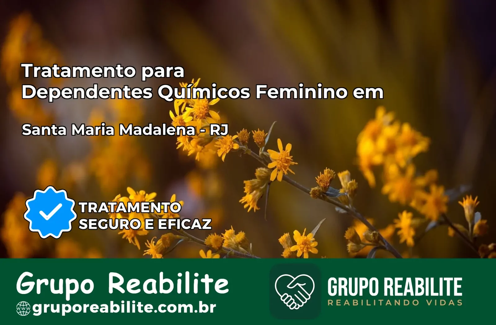 Tratamento para Dependentes Químicos Feminino em Santa Maria Madalena – RJ