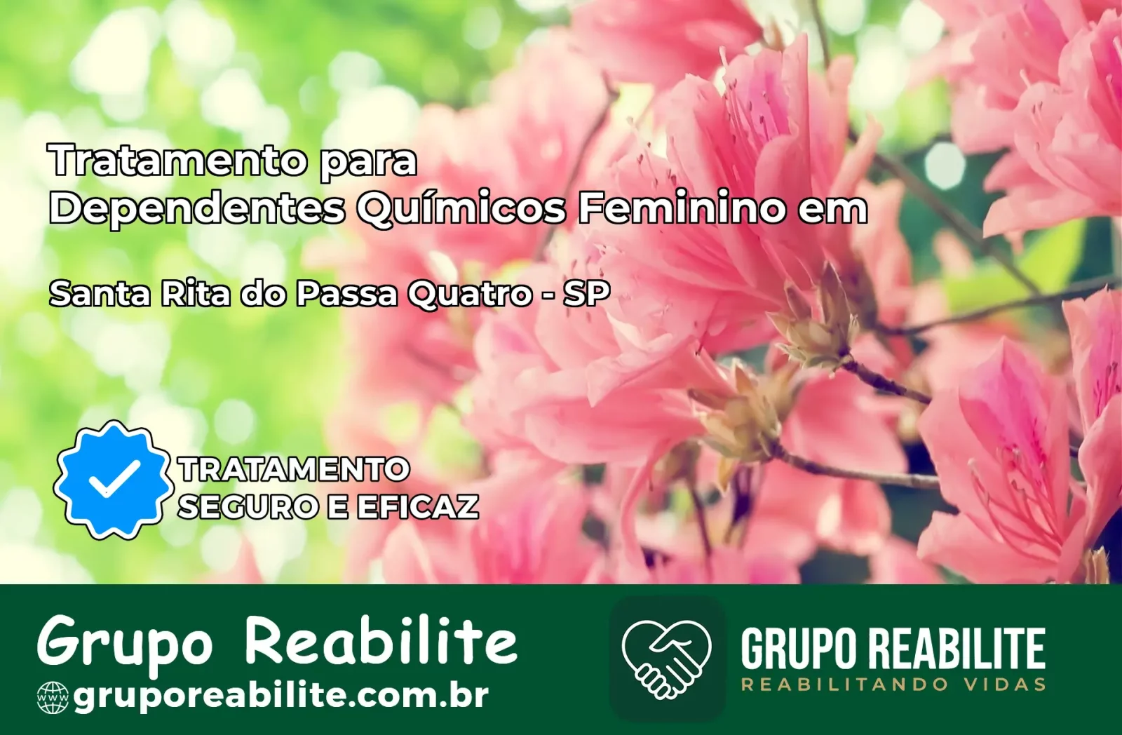 Tratamento para Dependentes Químicos Feminino em Santa Rita do Passa Quatro – SP