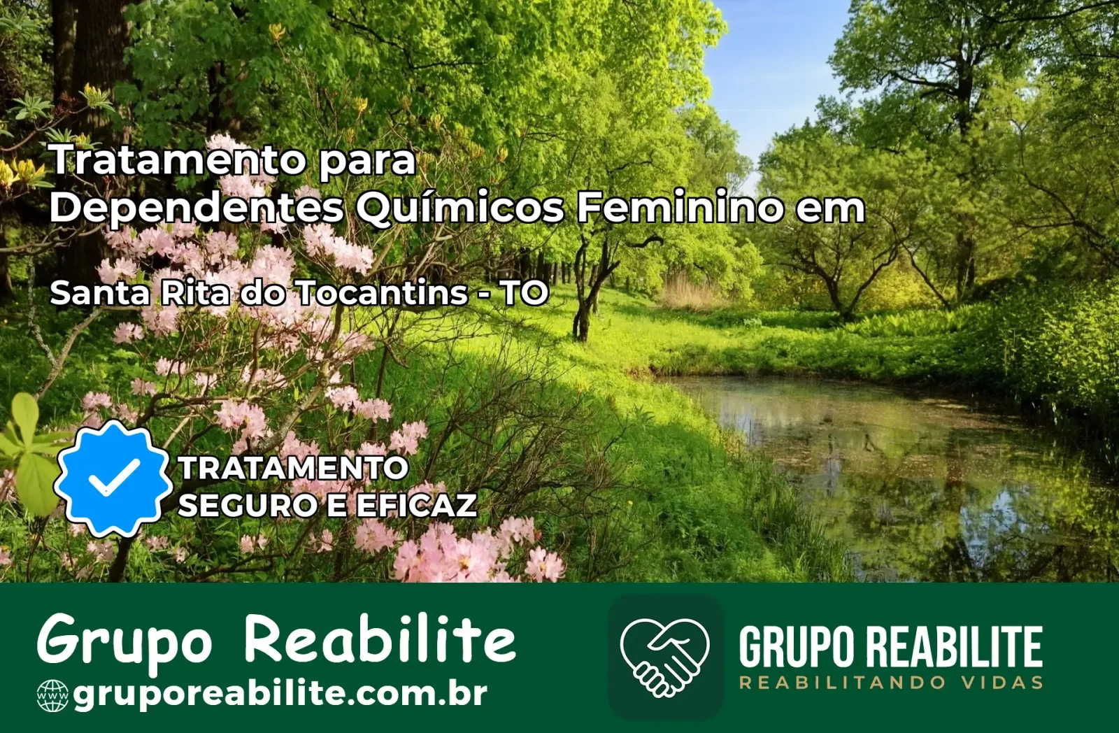 Tratamento para Dependentes Químicos Feminino em Santa Rita do Tocantins – TO