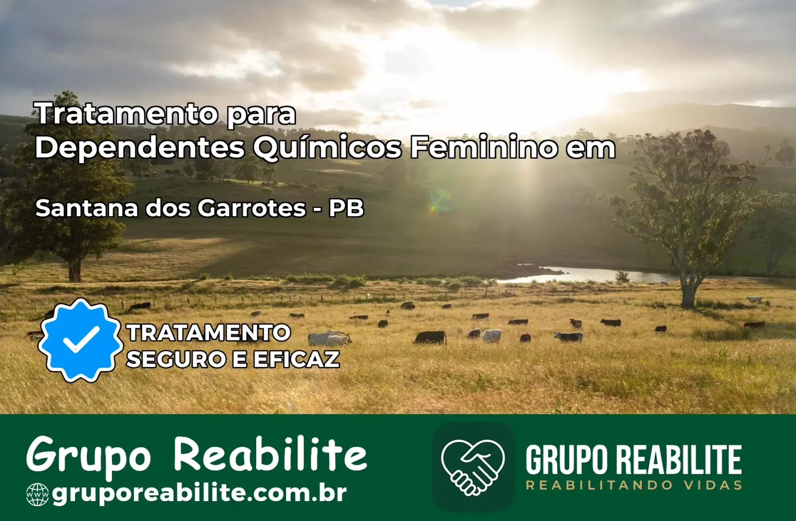 Tratamento para Dependentes Químicos Feminino em Santana dos Garrotes – PB