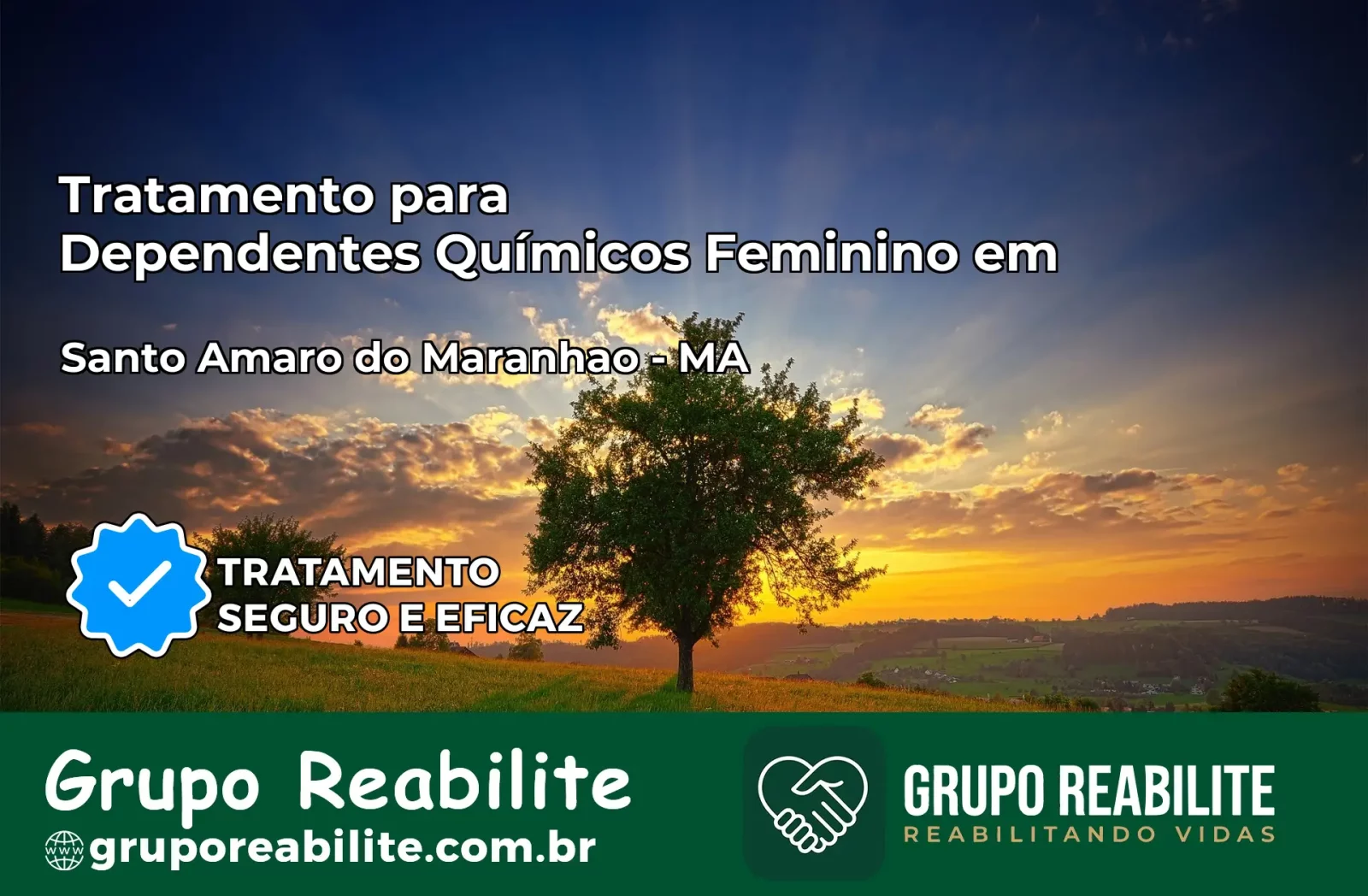 Tratamento para Dependentes Químicos Feminino em Santo Amaro do Maranhão – MA