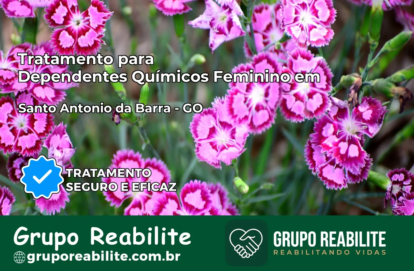 Tratamento para Dependentes Químicos Feminino em Santo Antônio da Barra – GO