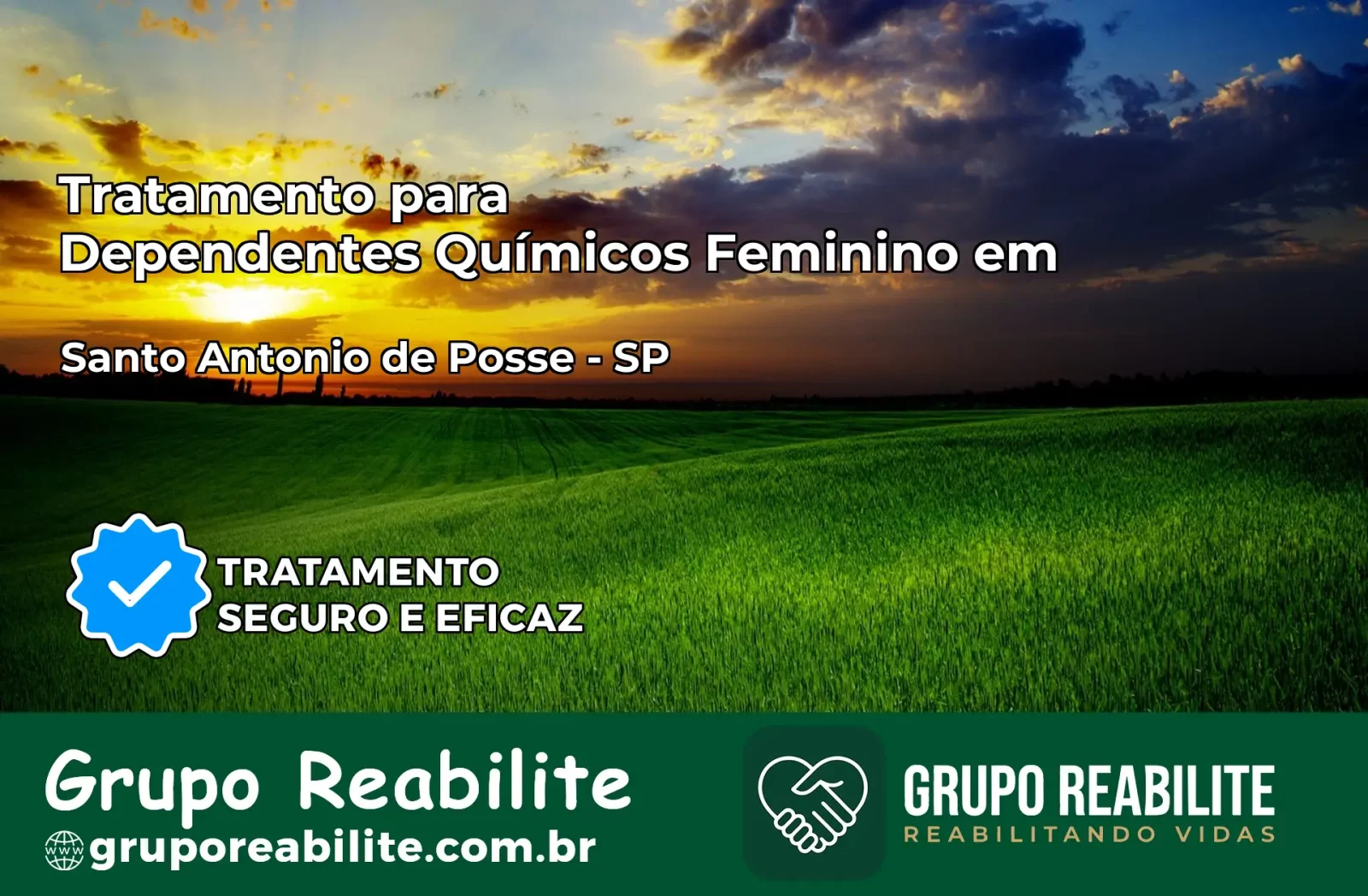 Tratamento para Dependentes Químicos Feminino em Santo Antônio de Posse – SP