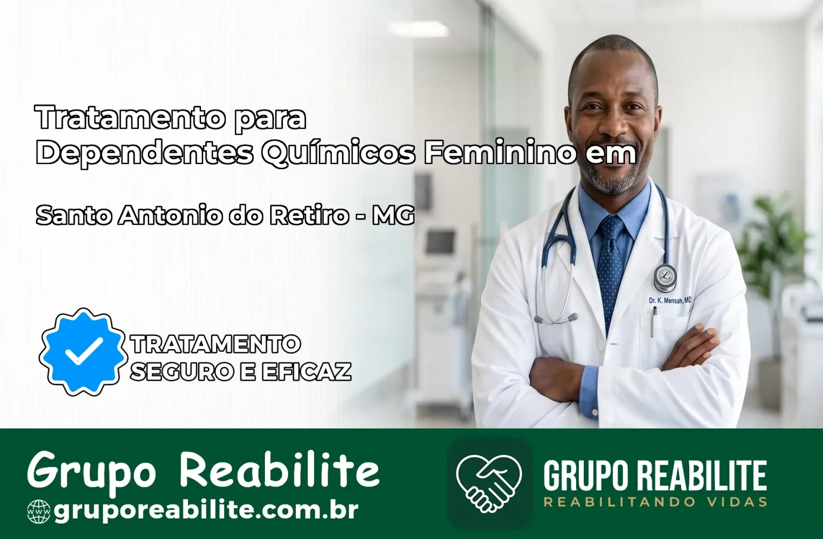 Tratamento para Dependentes Químicos Feminino em Santo Antônio do Retiro – MG