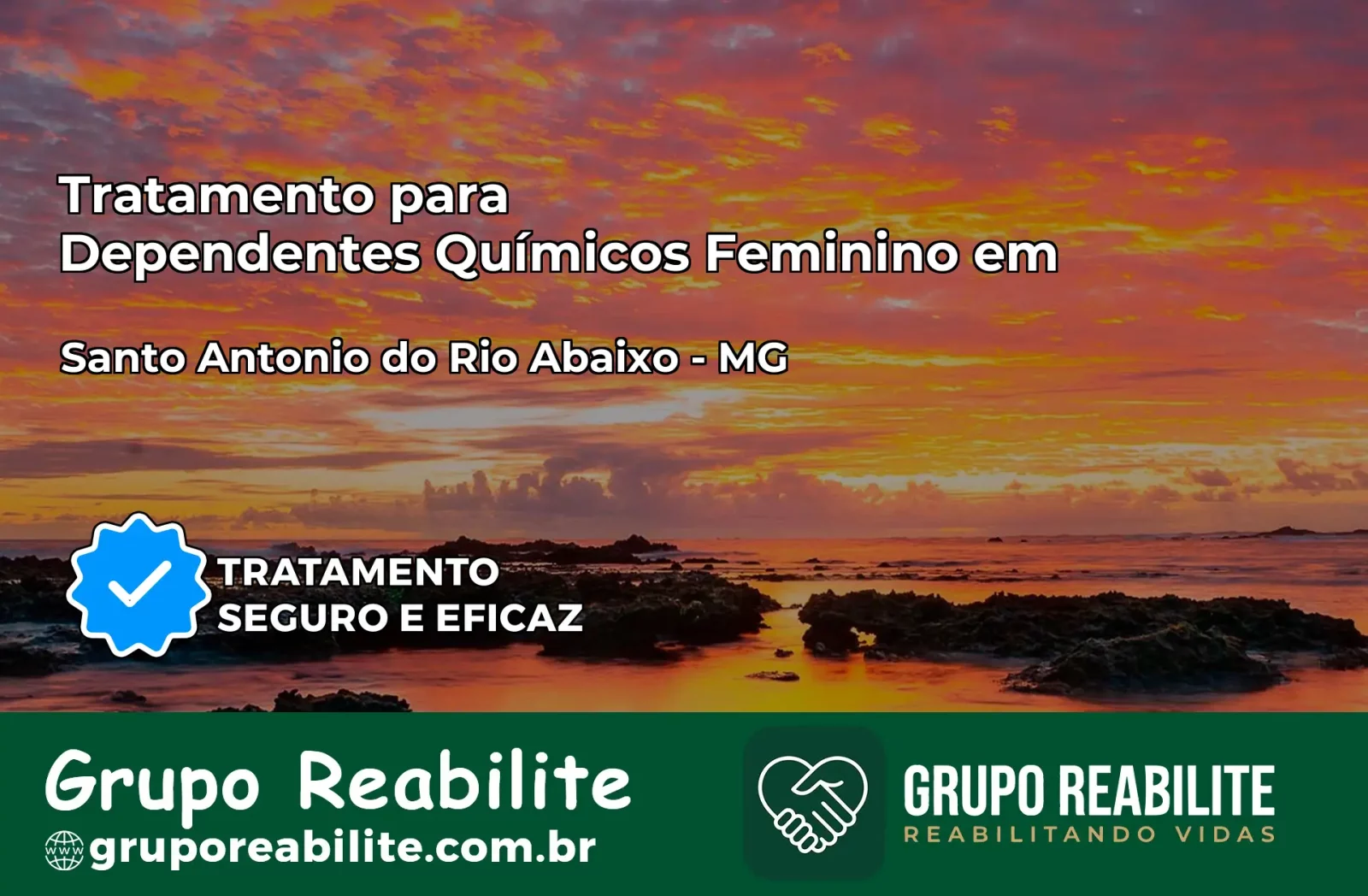 Tratamento para Dependentes Químicos Feminino em Santo Antônio do Rio Abaixo – MG