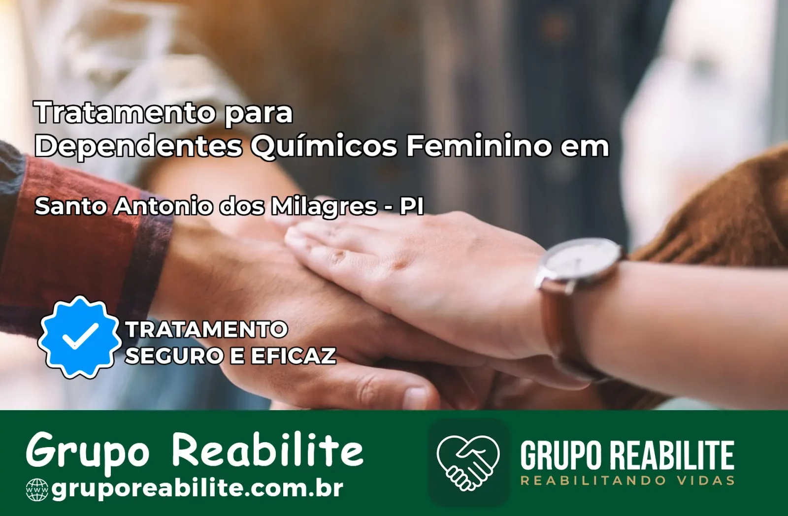 Tratamento para Dependentes Químicos Feminino em Santo Antônio dos Milagres – PI