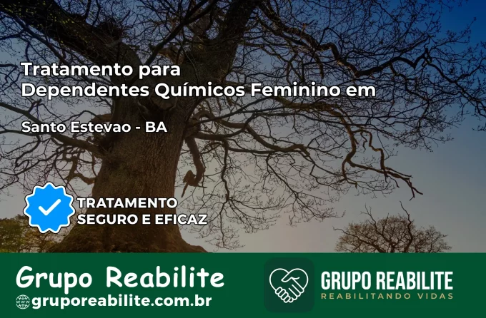 Tratamento para Dependentes Químicos Feminino em Santo Estêvão – BA