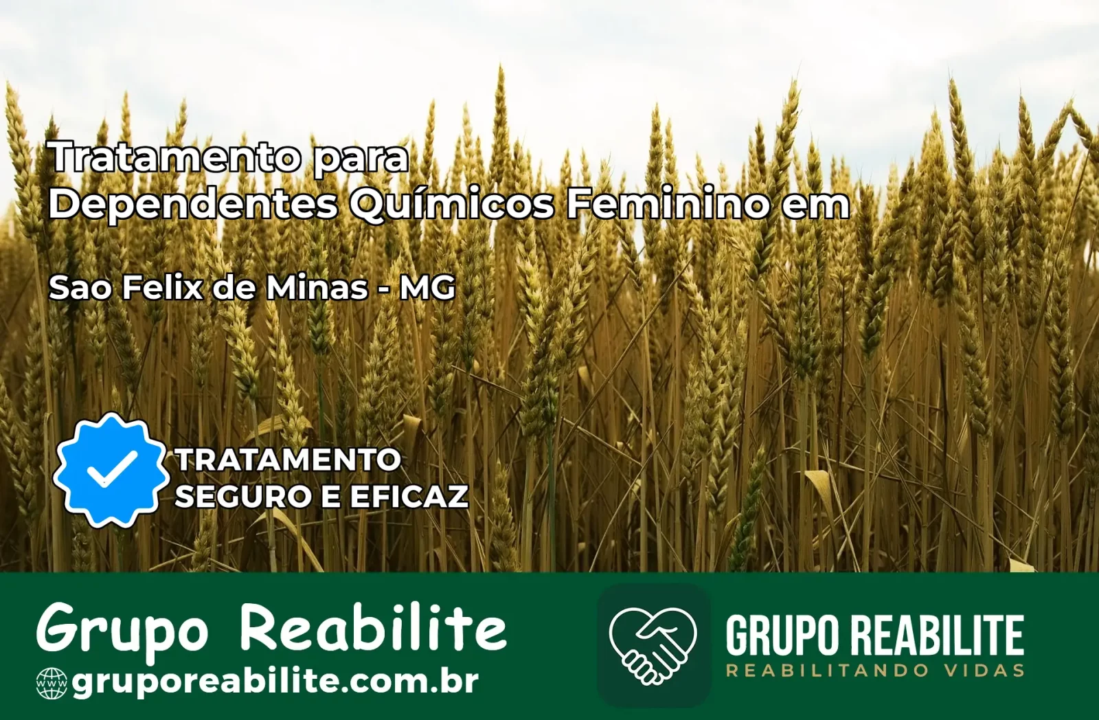 Tratamento para Dependentes Químicos Feminino em São Félix de Minas – MG
