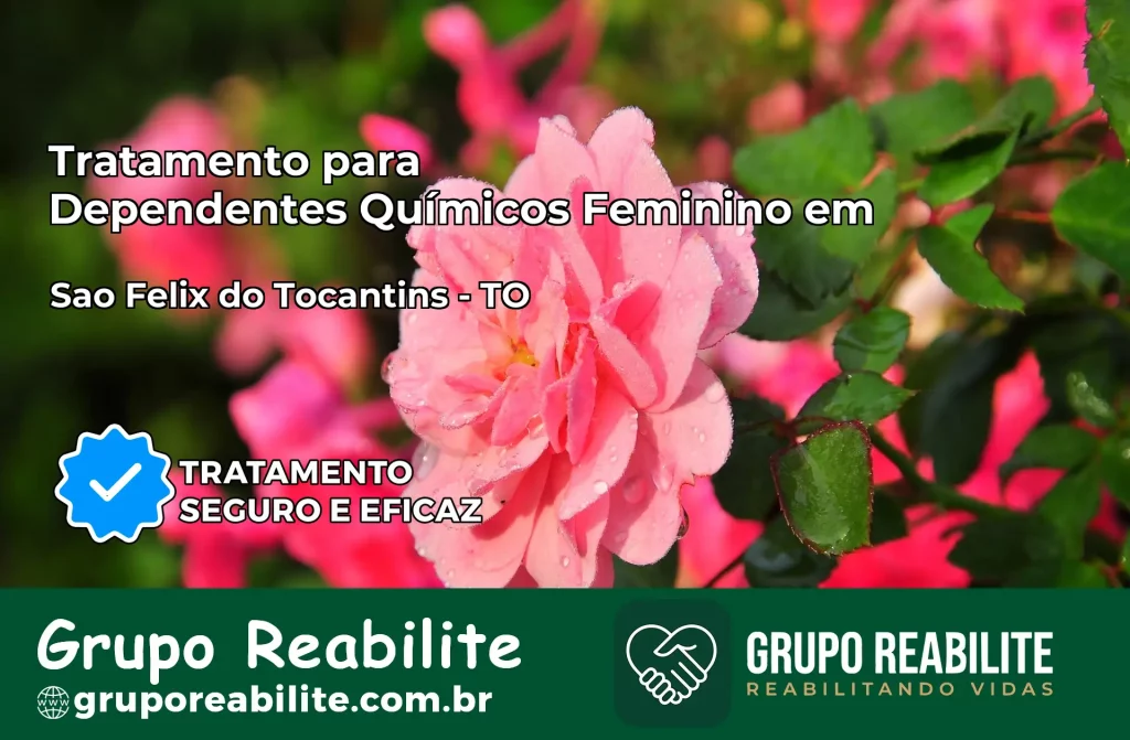 Tratamento para Dependentes Químicos Feminino em São Félix do Tocantins – TO