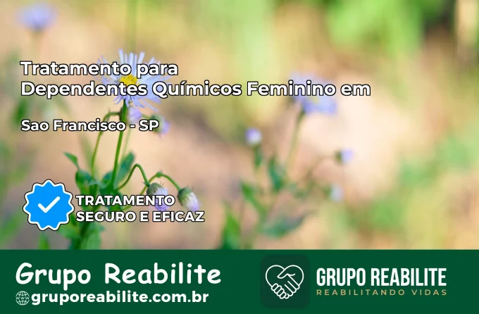 Tratamento para Dependentes Químicos Feminino em São Francisco – SP