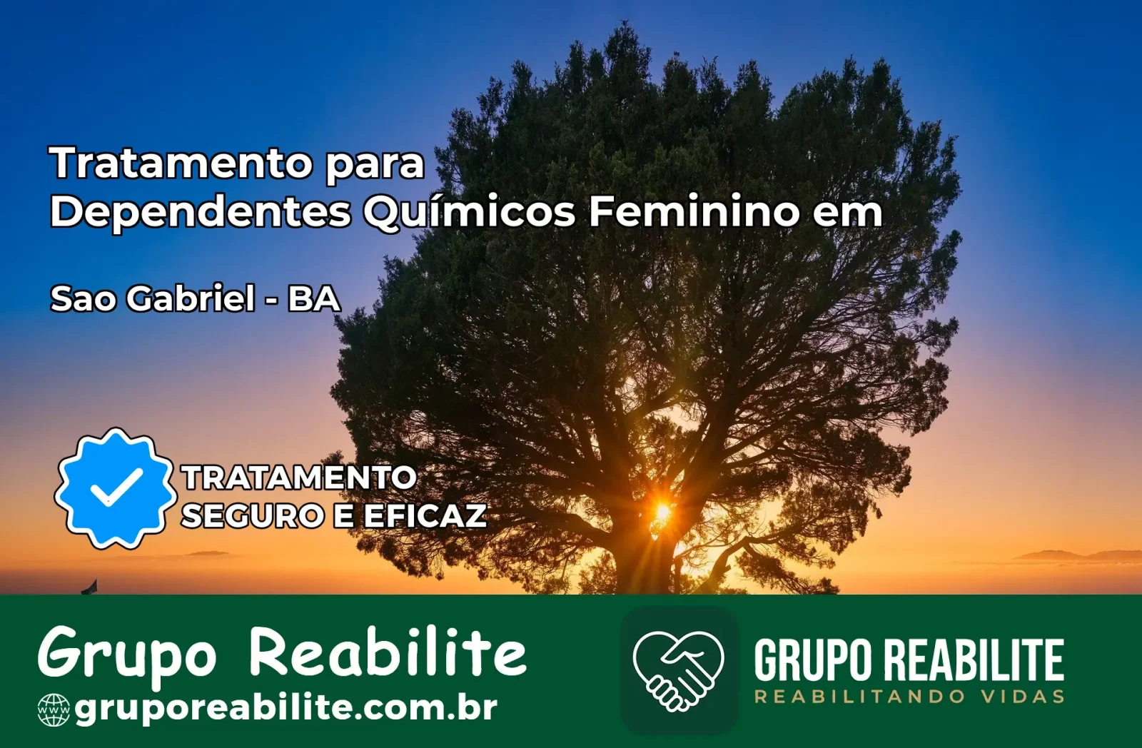 Tratamento para Dependentes Químicos Feminino em São Gabriel – BA