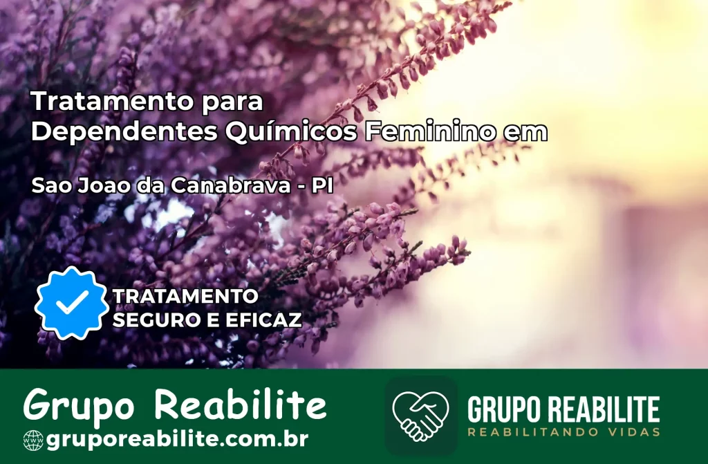 Tratamento para Dependentes Químicos Feminino em São João da Canabrava – PI