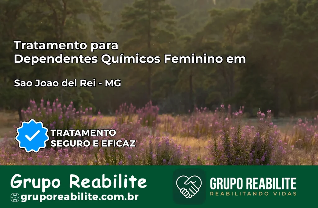 Tratamento para Dependentes Químicos Feminino em São João del Rei – MG