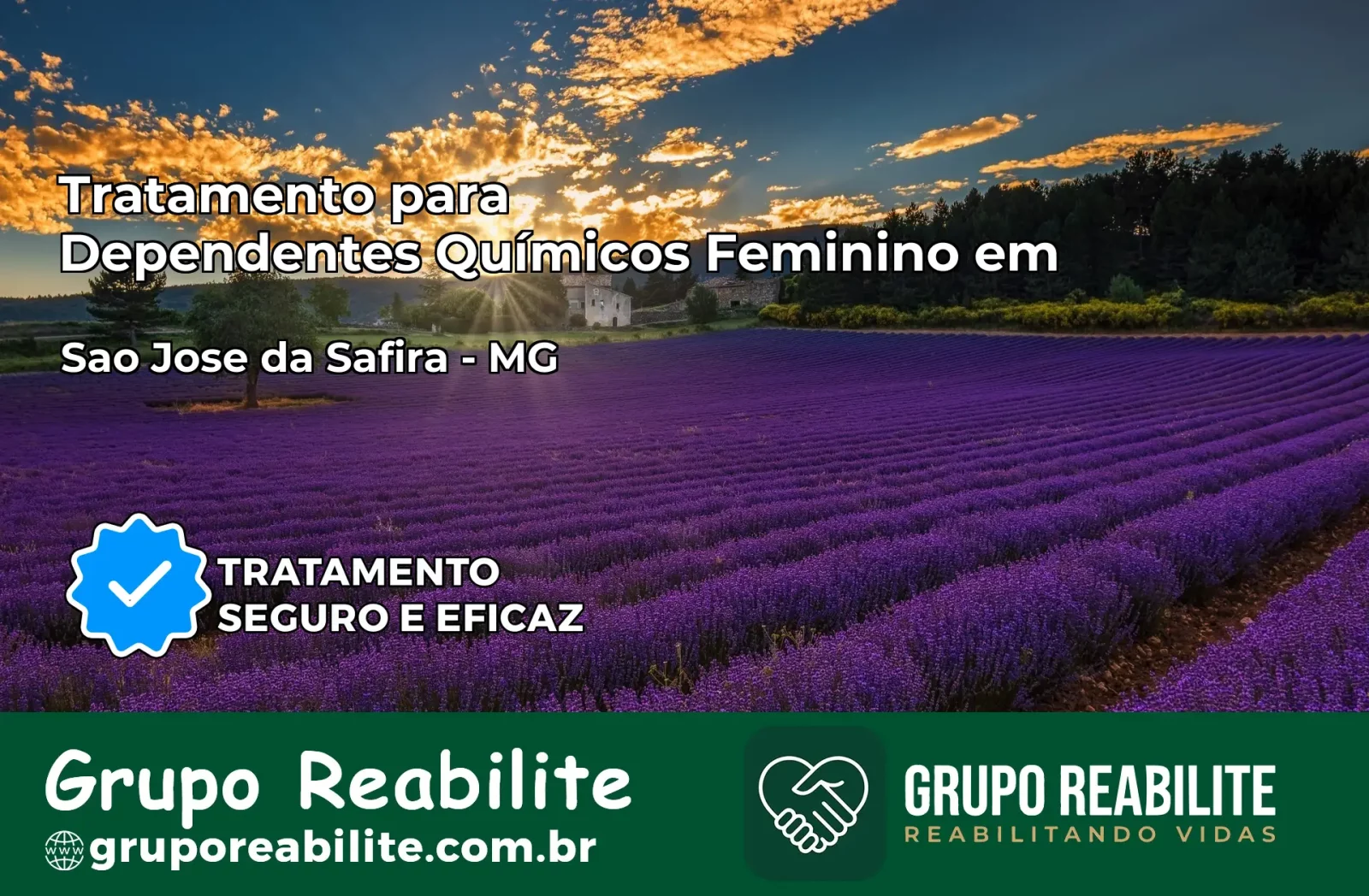 Tratamento para Dependentes Químicos Feminino em São José da Safira – MG