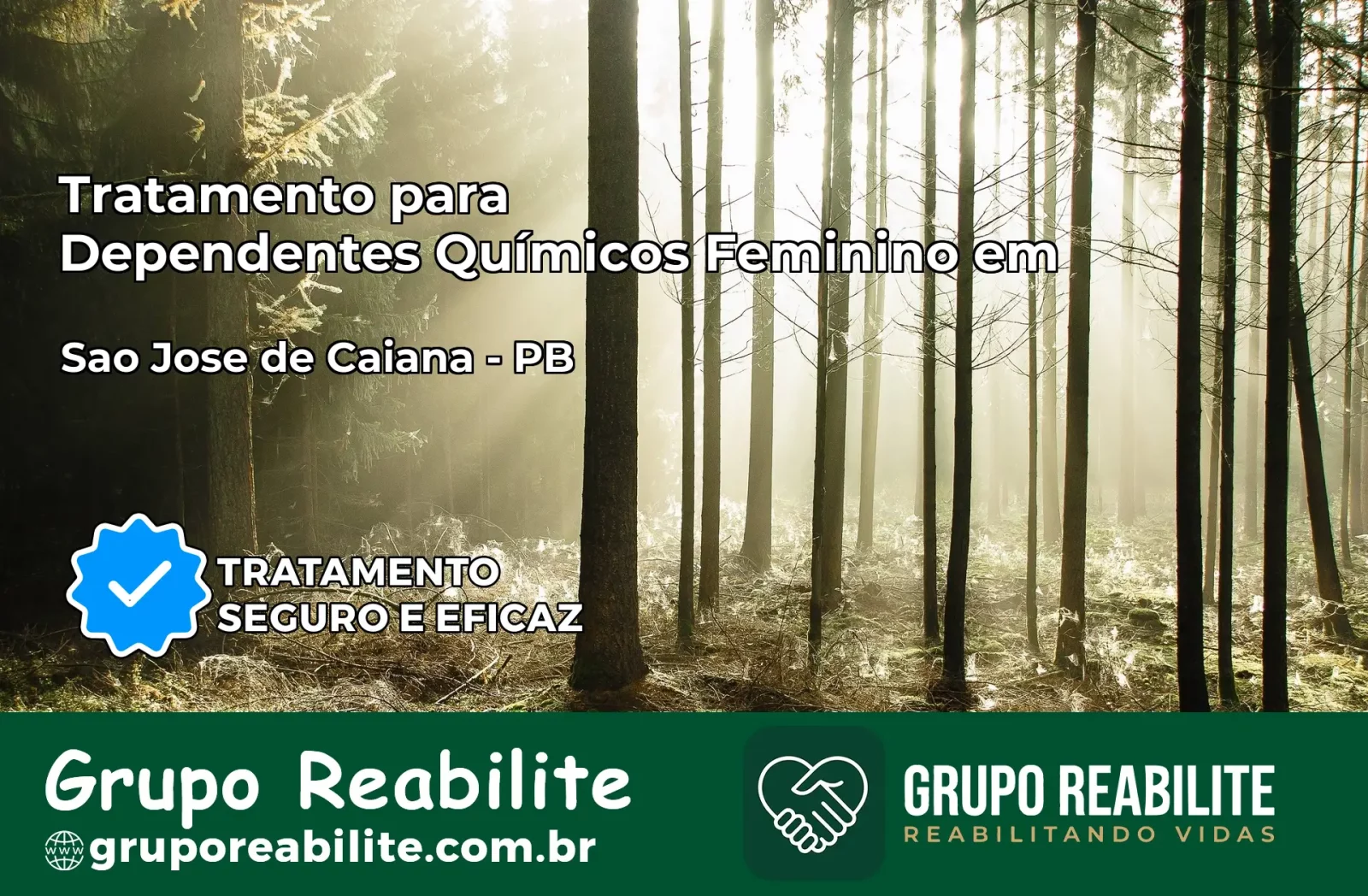Tratamento para Dependentes Químicos Feminino em São José de Caiana – PB