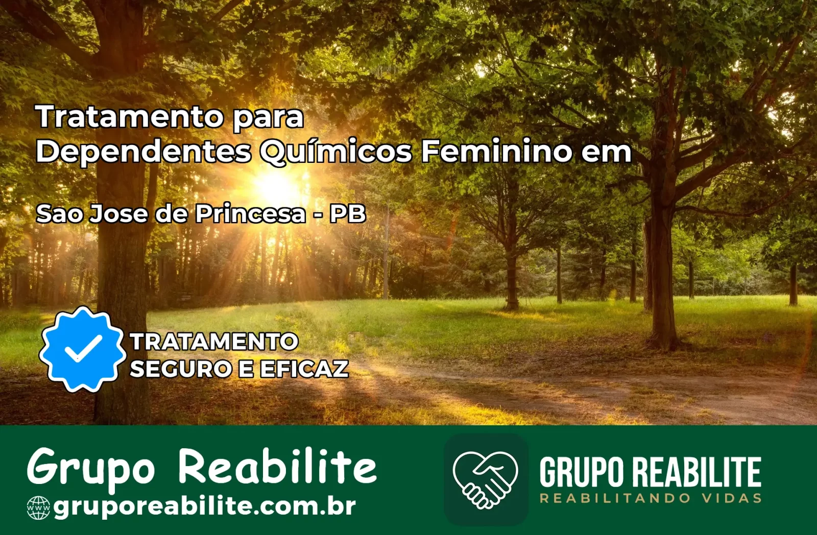 Tratamento para Dependentes Químicos Feminino em São José de Princesa – PB