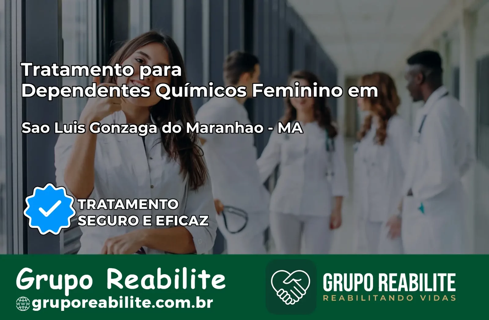 Tratamento para Dependentes Químicos Feminino em São Luís Gonzaga do Maranhão – MA