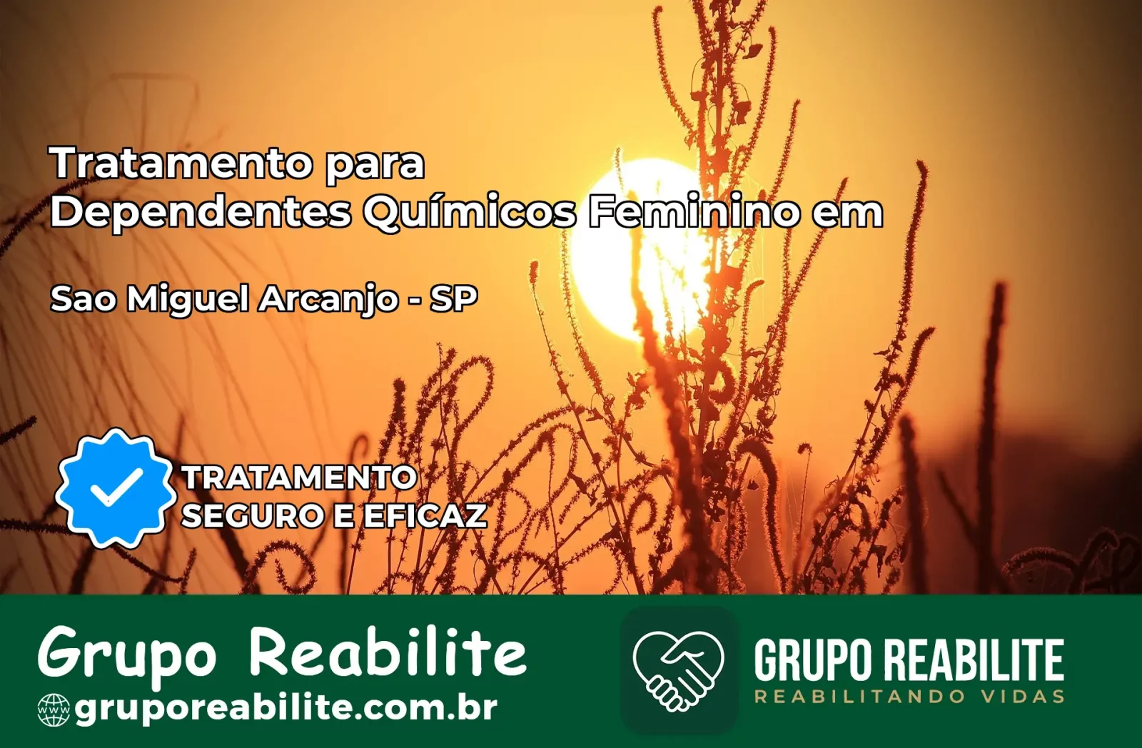 Tratamento para Dependentes Químicos Feminino em São Miguel Arcanjo – SP