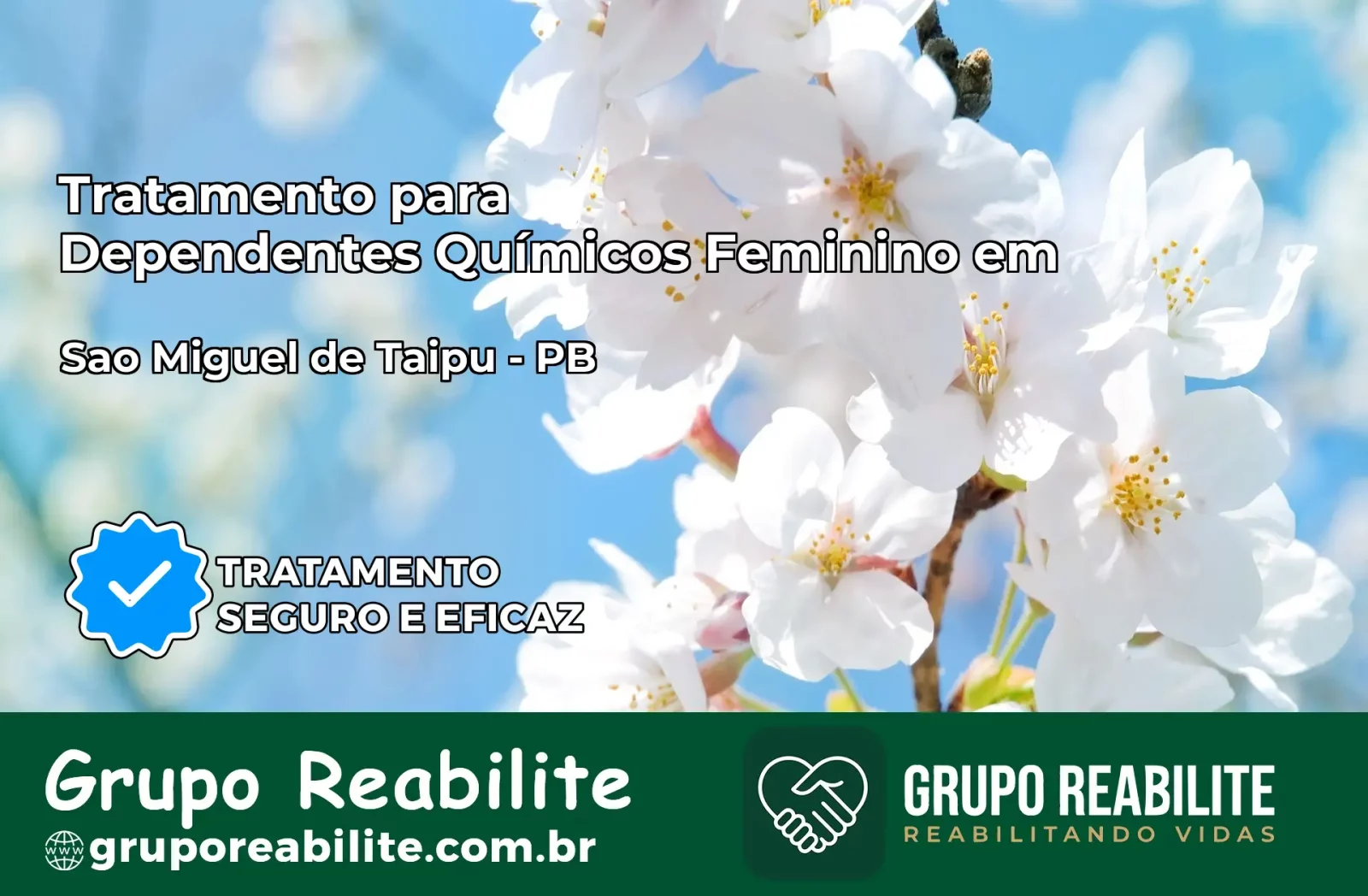 Tratamento para Dependentes Químicos Feminino em São Miguel de Taipu – PB