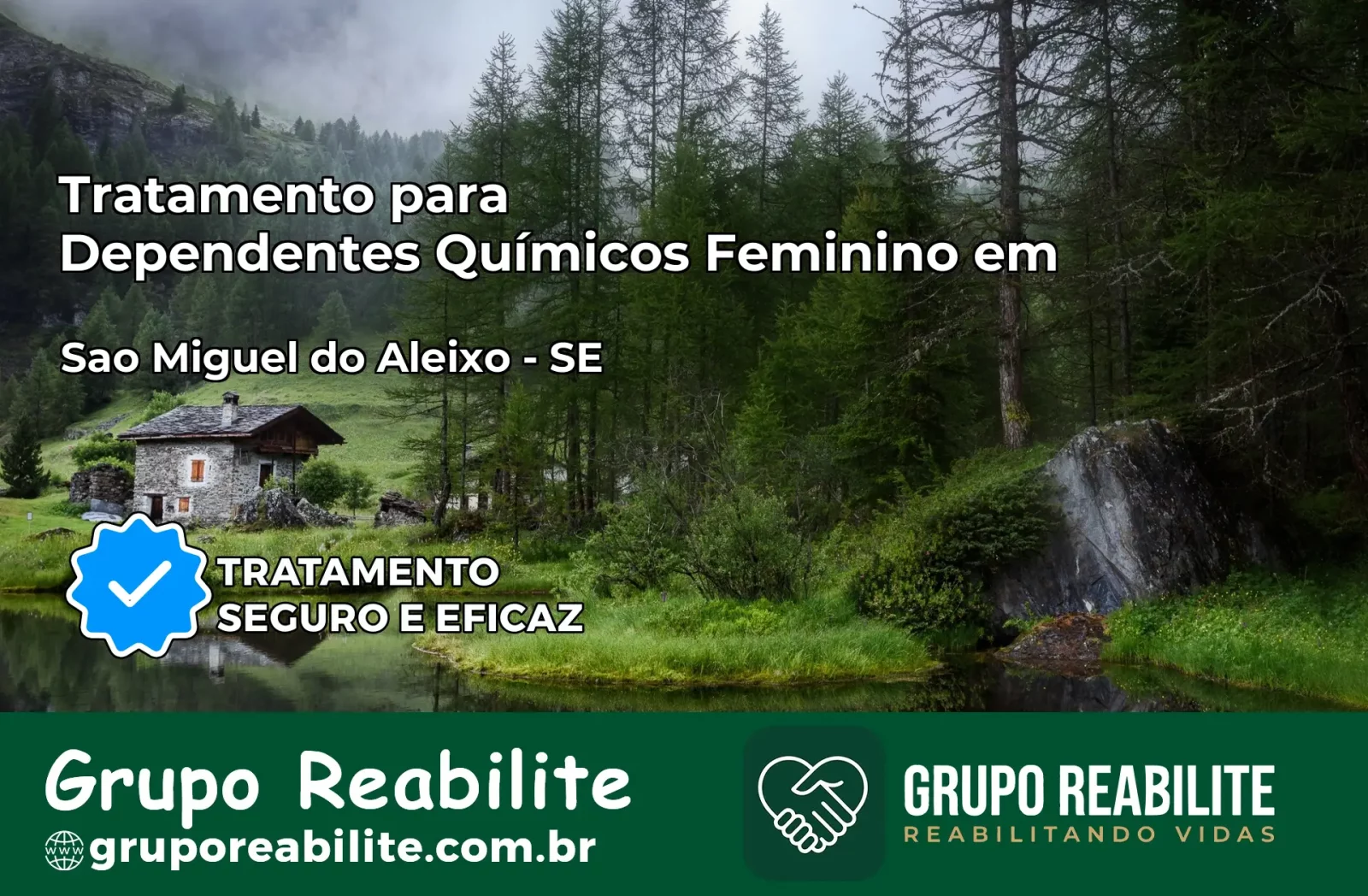 Tratamento para Dependentes Químicos Feminino em São Miguel do Aleixo – SE