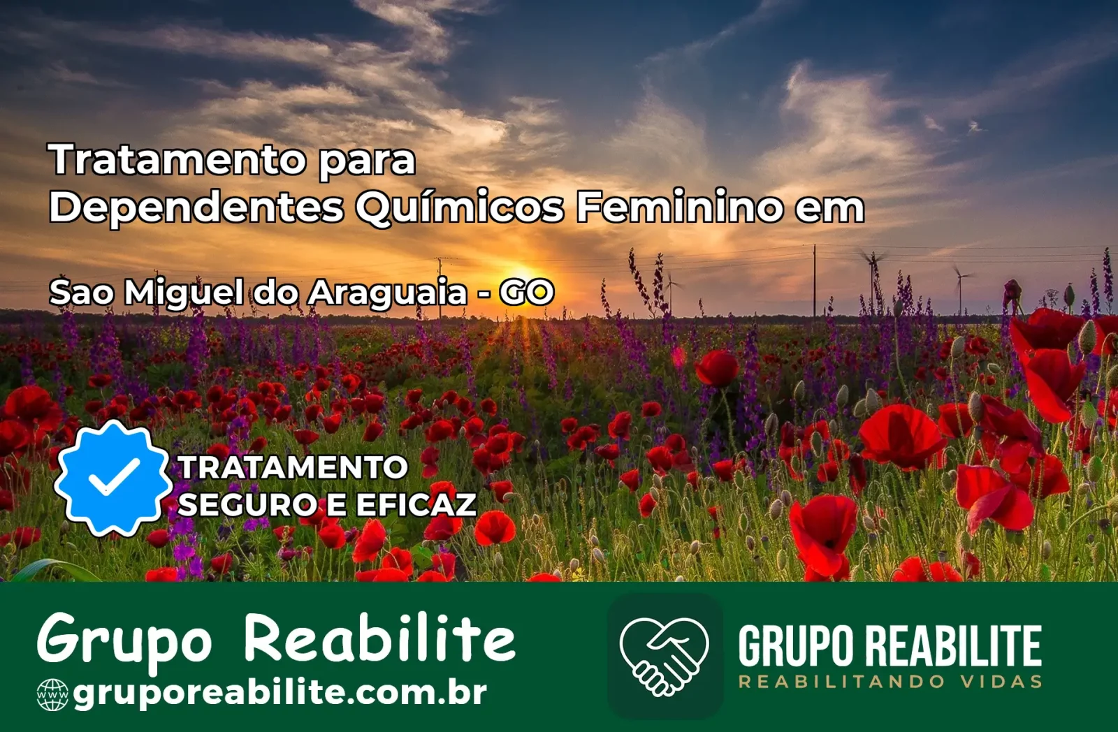 Tratamento para Dependentes Químicos Feminino em São Miguel do Araguaia – GO