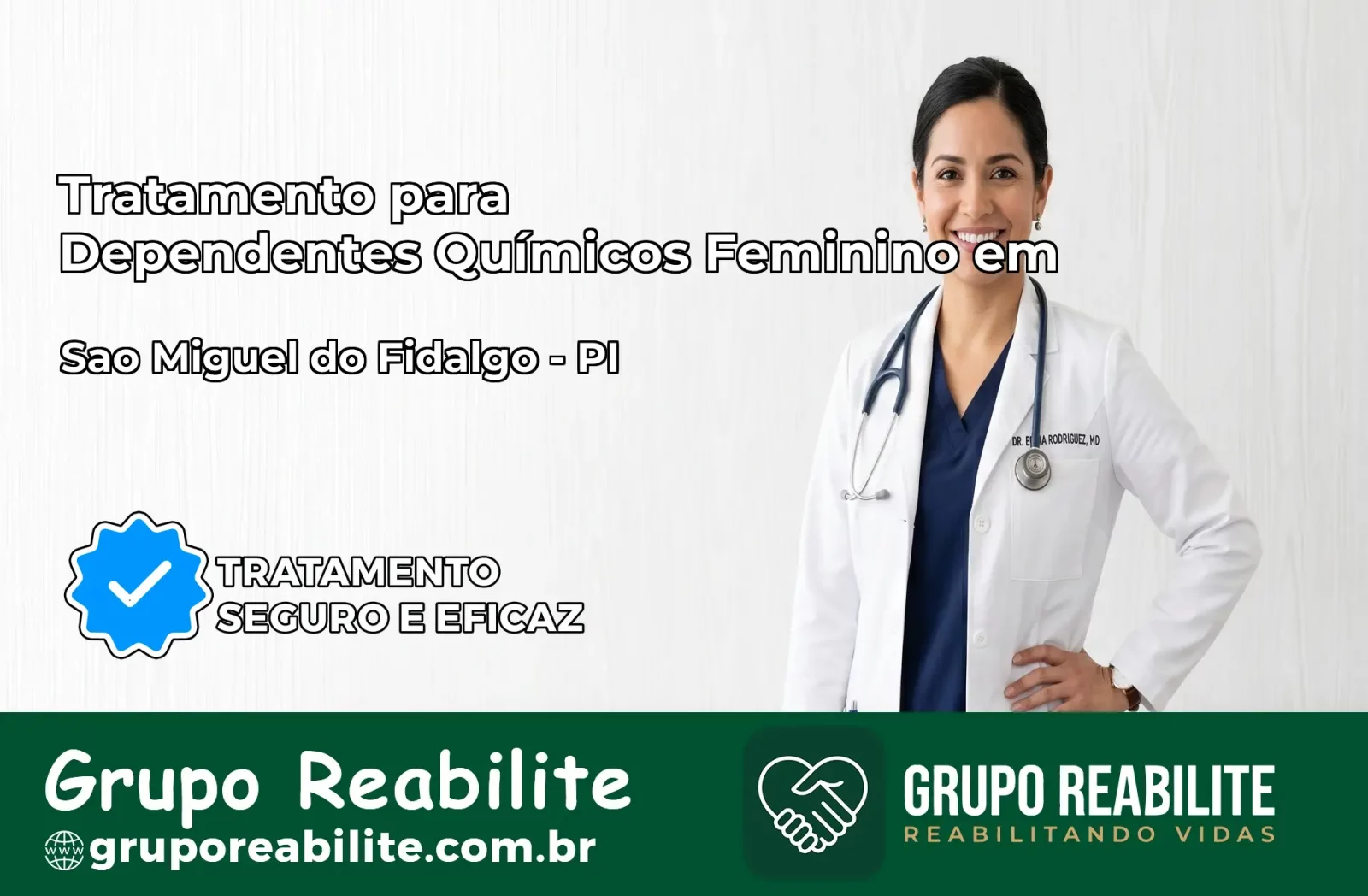 Tratamento para Dependentes Químicos Feminino em São Miguel do Fidalgo – PI