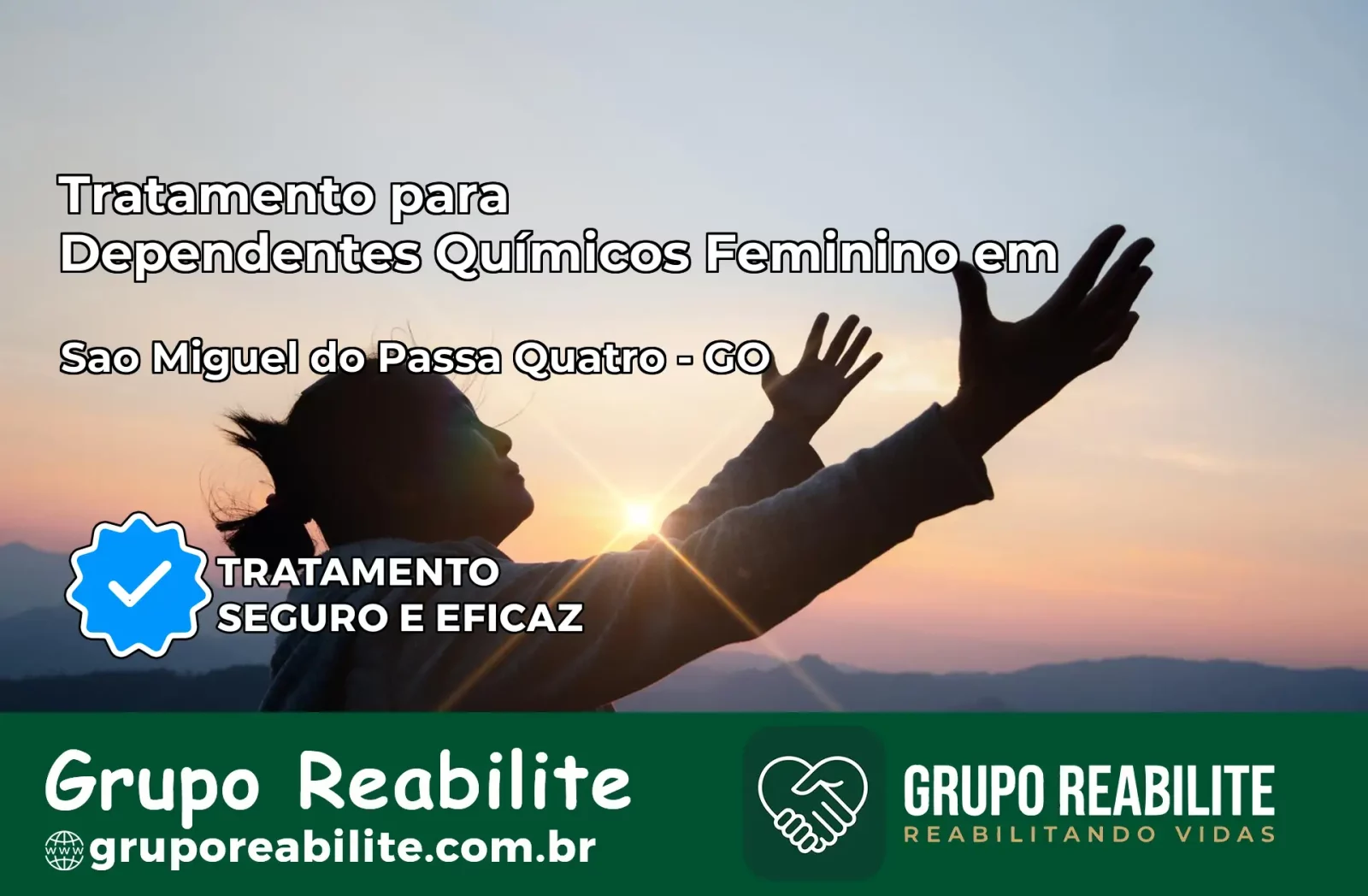Tratamento para Dependentes Químicos Feminino em São Miguel do Passa Quatro – GO